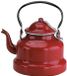 Ibili Waterkoker Roja - 1 l - Rood - Geëmailleerd staal - 10 x 10 x 20 cm