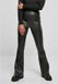 Urban Classics Synthetic Leather Flared broek Zwart XXL
