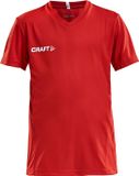 Craft Squad Jersey Solid SS Shirt Junior - Red/White - Size 158