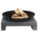 Esschert Design FF135 openhaard Buiten Draagbare open haard Kaphout Zwart, Grijs