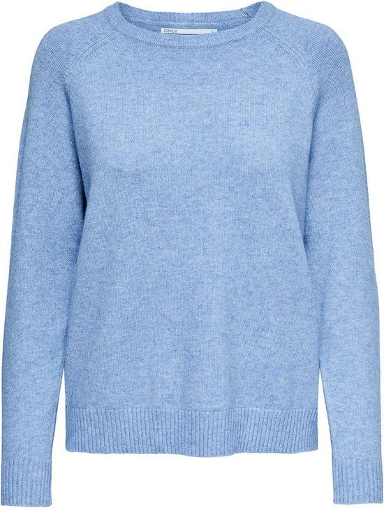 ONLY ONLLESLY Kings L/S Pullover Knt Noo - Ultramarine/w Melange - XS