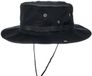 Merkloos Bucket Hat Zonnehoed Schwarz 58-60cm