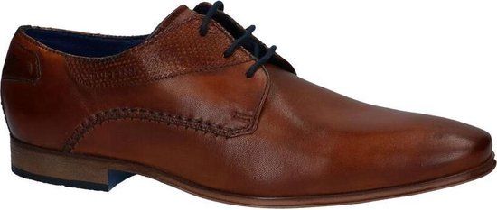 Bugatti Heren Geklede Veterschoenen - Leer - Braun - Maat 42