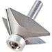 Trend Professioneel Lager Geleide Afkantfrees, 45 Graden, 1/2 Inch Schacht, 76Mm Snijdiameter & 25.4Mm Snijlengte, Hardmetalen Punt (Tct), 46/380X1/2Tc