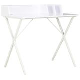 VidaXL Bureau 80x50x84 cm Wit