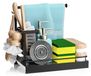 Omgoods - Organisateur d'évier de cuisine avec porte-brosse amovible