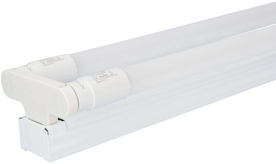 HOFTRONIC LED TL armatuur 60cm dubbel - 18 Watt - 4000K Neutraal wit