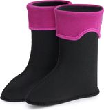 Ladeheid Sokken voor Regenlaarzen - Kinderen - Fleecesokken - LA-LMG-Socks-Termix - Roze - 30/31