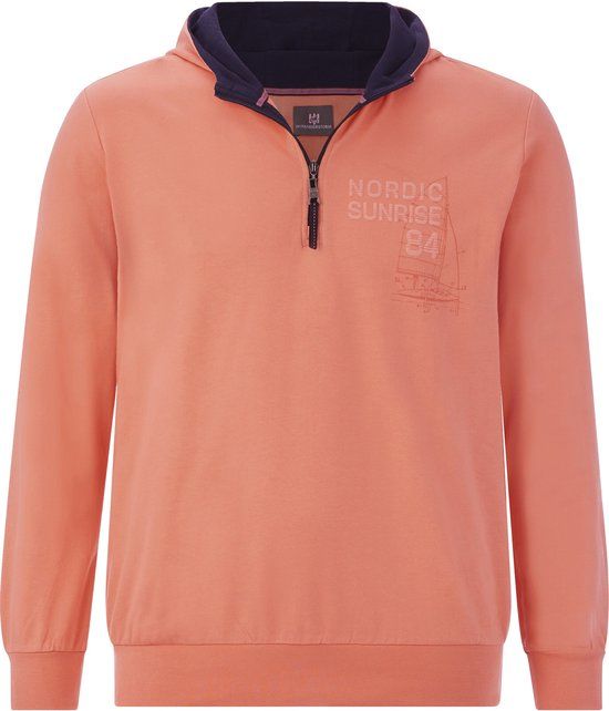 Jan Vanderstorm heren Sweatshirt - 72/74 - Lichtoranje - Plus Size