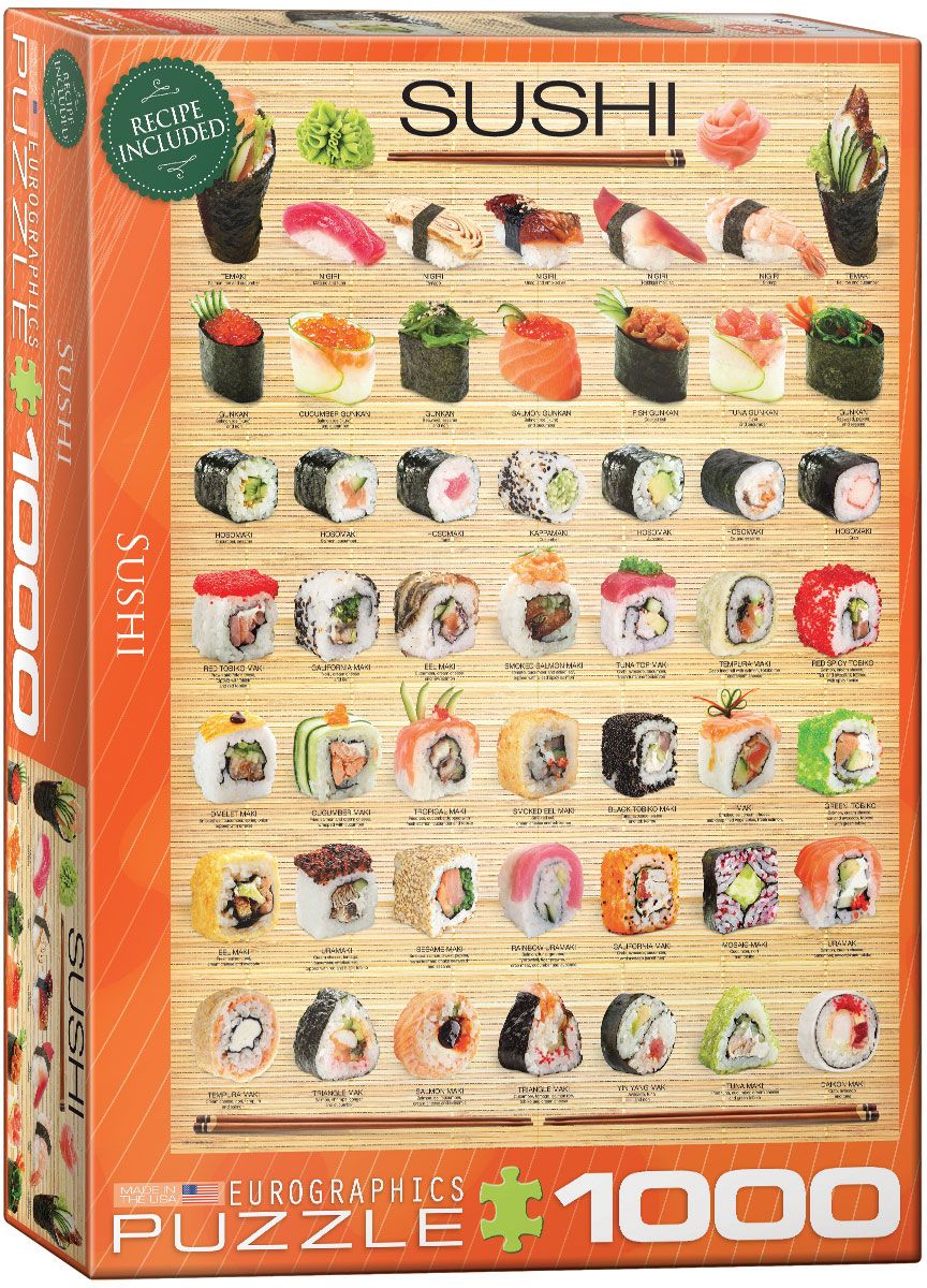 Eurographics Sushi 1000pcs Puzzle