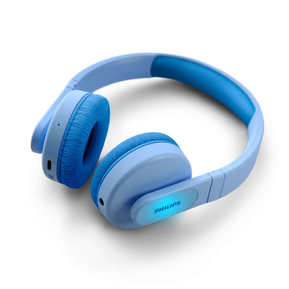 Philips Sound Philips TAK4206BL/00 On-Ear Bluetooth Kids Headphones - Blue