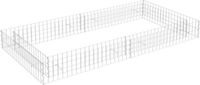 vidaXL Gabion plantenbak verhoogd 200x100x20 cm gegalvaniseerd staal