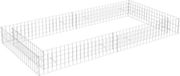 vidaXL Gabion plantenbak verhoogd 200x100x20 cm gegalvaniseerd staal
