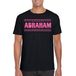 Bellatio Decorations Verkleed shirt voor heren - abraham - zwart - glitter - verjaardag/themafeest - 50 jaar M