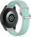 By Qubix Qubix Garmin Approach S12 / S40 / S42 - Siliconen sportbandje met gesp - Grijs + turquoise