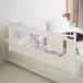 Markenlos Wan GmbH Extra breed opvouwbaar peuterbedhek 68 cm - 150cm 180cm 200cm - verticaal opklapbaar - 8 niveaus verstelbaar - bedbeschermer - babybedrooster - kinderslaapbeschermend bedhek (180cm)