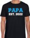 Bellatio Decorations Papa est 2022 - T-shirt Zwart Heren XXL