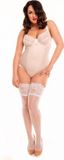 Glamory Comfort Hold-up kousen 20 denier maat M champagne