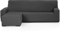 Martina Home Emilia Elastische hoes voor loungestoel Antraciet