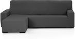 Martina Home Emilia Elastische hoes voor loungestoel Antraciet