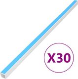vidaXL - Kabelgoot - zelfklevend - 40x40 mm - 30 m - PVC