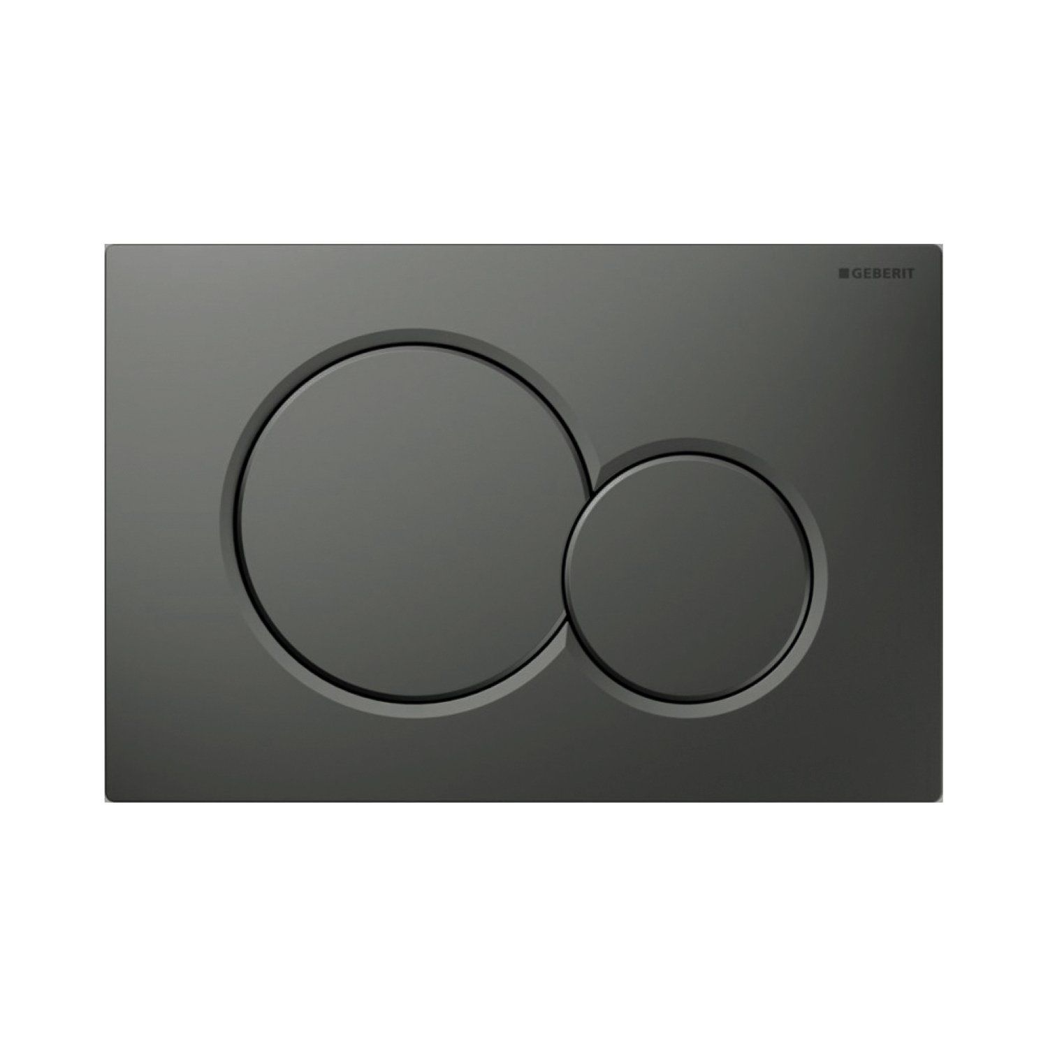 Geberit Sigma 01 Bedieningspaneel - Mat Antraciet - Frontbediening