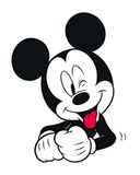Disney Komar Disney muurschildering Mickey Mouse Funny 40x50cm