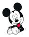 Disney Komar Disney muurschildering Mickey Mouse Funny 40x50cm