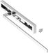 SOTECH handdoekuittrekelement ELEGANCE chroom 1-armig 325 mm ingestoken, 470 mm uitgeschoven handdoekhouder