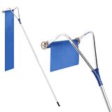 Todeco Sneeuwruimer Sneeuwdakhark, verstelbaar, uittrekbaar, 170-650 cm, Oxford-stof 450 x 42 cm