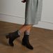 No Stress Femme bottines en daim noir à talon - Taille 37