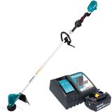 Makita DUR 190 LRGX9 accu-grastrimmer 18 V 300 mm borstelloos + 1x accu 6,0 Ah + oplader