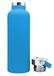 Nerthus FIH 764 thermofles van roestvrij staal 750 ml dubbelwandig met blauw handvat bergsport