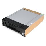 StarTech.com 5.25 inch Robuuste SATA Harde Schijf Mobile Rack Lade - Zwart Aluminium