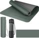 BeiJingLiangPinJiaZuoKeJiWenHuaFaZhanYouXianGongSi Tapis de yoga antidérapant - 183 cm x 61 cm x 0.6 cm - Gel TPE - Vert forêt profond