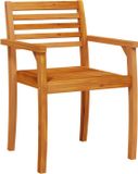 vidaXL Tuinstoelen 2 stuks 59x55x85 cm massief acaciahout bruin