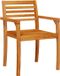 vidaXL Tuinstoelen 2 stuks 59x55x85 cm massief acaciahout bruin