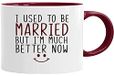 Grappige echtscheiding Mok & Gift Box Set Paar Man Vrouw gifrlfriend Gift 11 oz Premium Kwaliteit Werk Humor