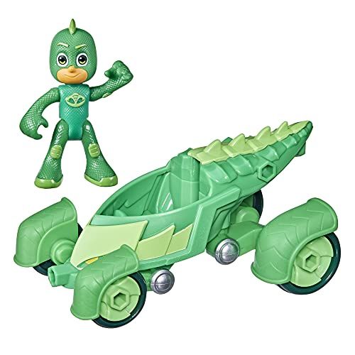 Pj Masks Geckomobil Voorschoolspeelgoed, Geckos voertuig met Gecko actiefiguur, voor kinderen vanaf 3 jaar