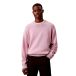 Calvin Klein Ls Easy Cotton Crewneck Orchid Haze Taille: XXL | Pulls Outlet | Homme | Magenta