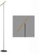 Artdelight Vloerlamp Kansas H 140 cm touch dimmer zwart champagne