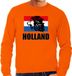 Bellatio Decorations Shoppartners Bv Oranje fan sweater voor heren - met leeuw en vlag - Holland / Nederland supporter - EK/ WK trui / outfit XXL