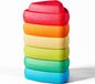 Blocky Pierres d'équilibre pour enfants - Empilable - Antidérapant - Jouet sensoriel - Intérieur et Extérieur - Multicolore