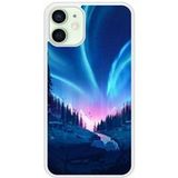 Tombee de nuit Verstevigd hoesje met sublimatie bedrukking, compatibel met Apple iPhone 12