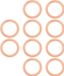 Young Connections Afdichtring Olie Afvoer Plug - Koperen Pakking - 10 Stuks - Automobiel - Compatibel met FORTWO - Compatibel met SMART - 32x22x1mm