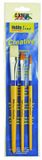 Hobby KREUL Hobby Line 723034 penselenset, creatieve en synthetische borstelharen, gemengd