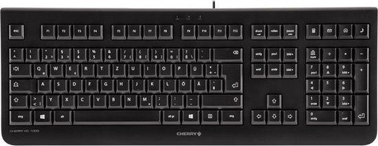 CHERRY KC 1000 - QWERTZ - USB - Zwart - Italiaans