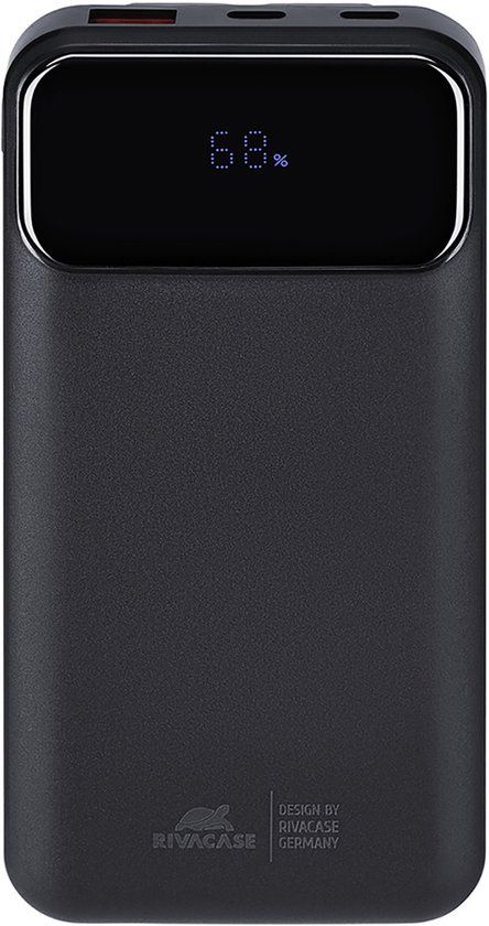RivaCase VA2211 Powerbank 10.000 mAh Zwart