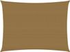 vidaXL Zonnezeil 160 g/m² 2,5x3,5 m HDPE Taupe