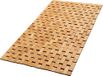 ZPirates Badmat van natuurlijk bamboehout - groot, 71 x 45 cm (l x b), opvouwbare badmat, accessoires voor badkamer, sauna, spabad en buiten